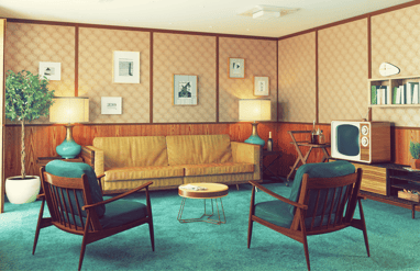 Estilo vintage de un departamento