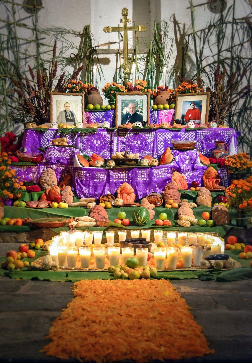 Altar de Muertos en una casa