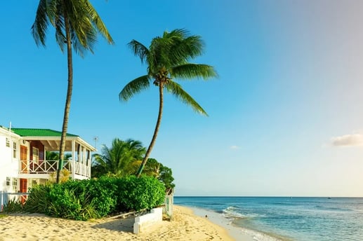 Casa en una playa mexicana