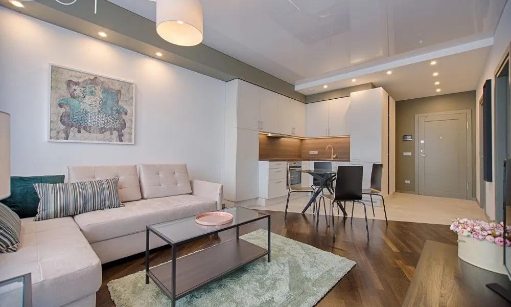 Sala de una casa nueva
