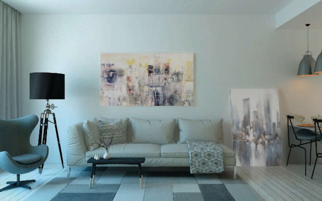 Muebles en una casa