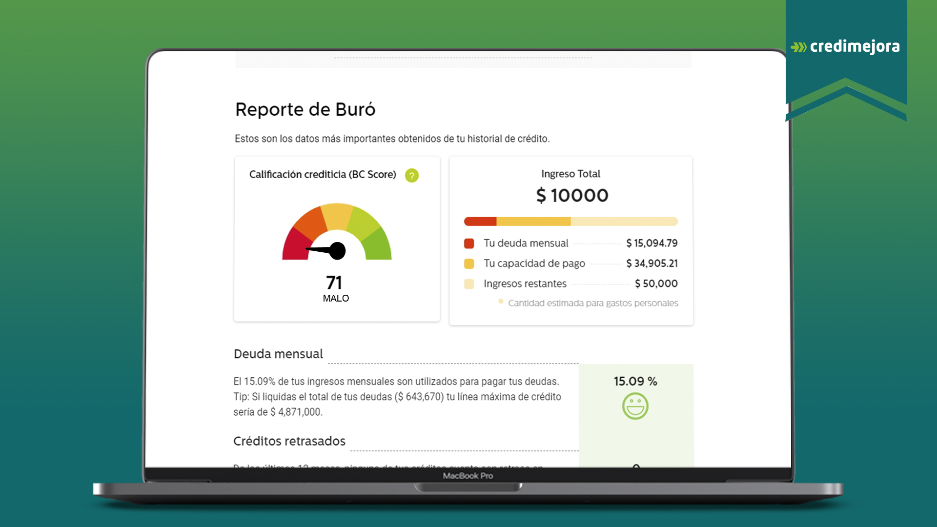 Cómo mejorar mi historial crediticio en solo 5 pasos | Credimejora